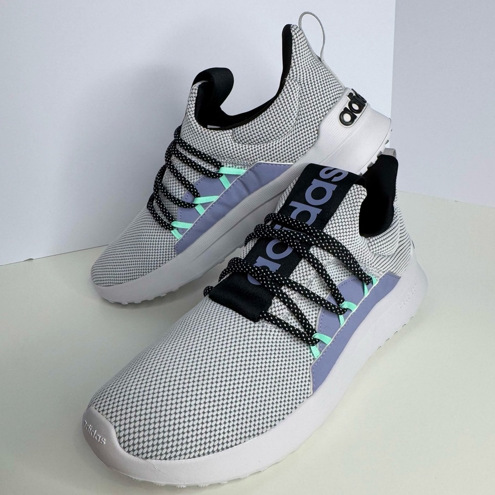 NWOT 12 Mens adidas LITE RACER ADAPT 5.0 SHOES Dash Grey‎ Three Slip On HP2676